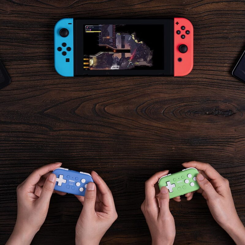 8Bitdo Micro Ασύρματο Bluetooth Gamepad Pocket-sized Mini για Switch / Android / Raspberry Pi Μπλε 8Bitdo Micro Ασύρματο Bluetooth Gamepad Pocket-sized Mini για Switch / Android / Raspberry Pi Μπλε