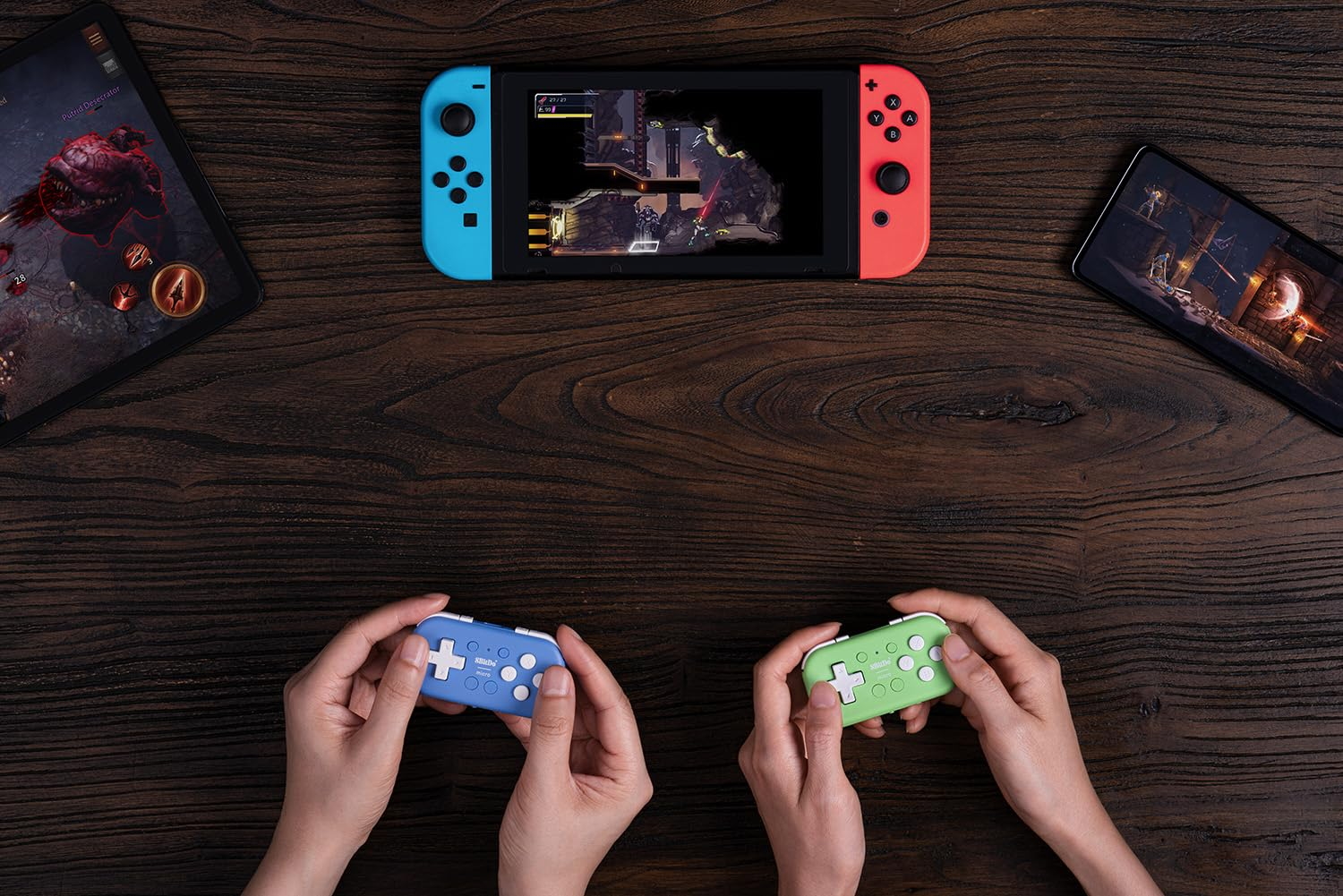 8Bitdo Micro Ασύρματο Bluetooth Gamepad Pocket-sized Mini για Switch / Android / Raspberry Pi Μπλε 8Bitdo Micro Ασύρματο Bluetooth Gamepad Pocket-sized Mini για Switch / Android / Raspberry Pi Μπλε