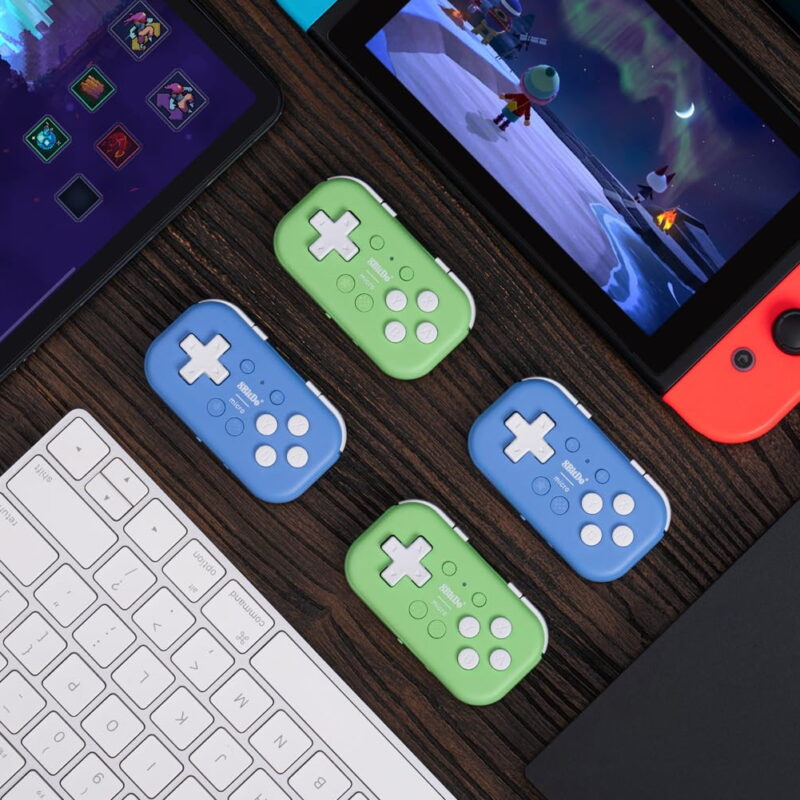 8Bitdo Micro Ασύρματο Bluetooth Gamepad Pocket-sized Mini για Switch / Android / Raspberry Pi Μπλε 8Bitdo Micro Ασύρματο Bluetooth Gamepad Pocket-sized Mini για Switch / Android / Raspberry Pi Μπλε