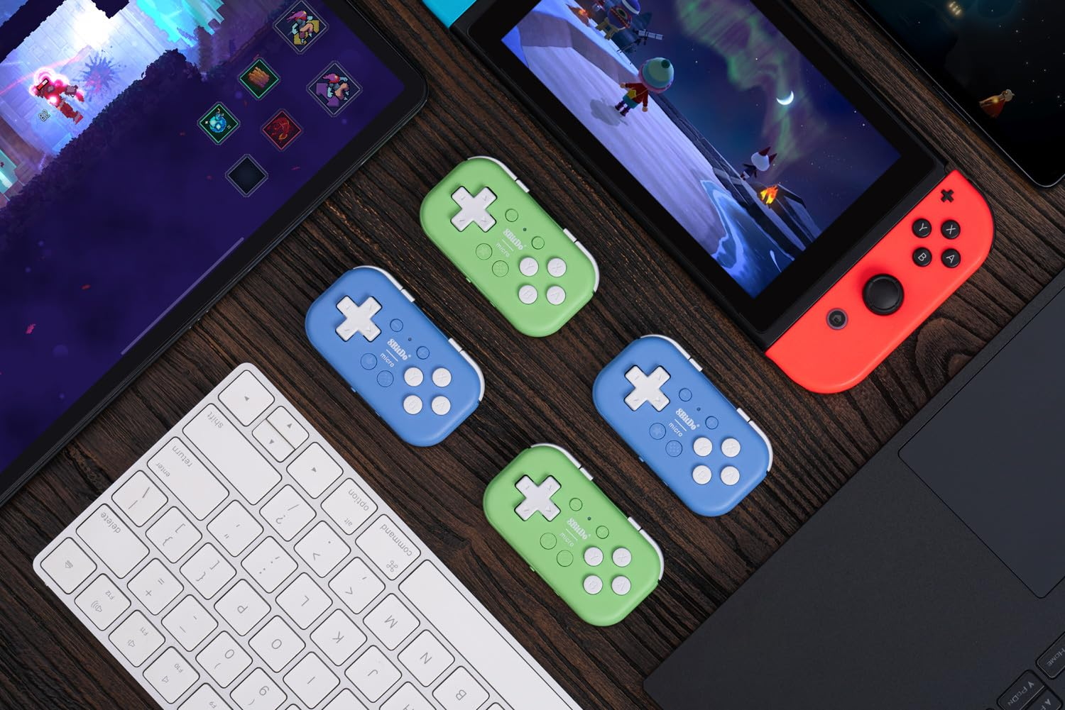 8Bitdo Micro Ασύρματο Bluetooth Gamepad Pocket-sized Mini για Switch / Android / Raspberry Pi Μπλε 8Bitdo Micro Ασύρματο Bluetooth Gamepad Pocket-sized Mini για Switch / Android / Raspberry Pi Μπλε