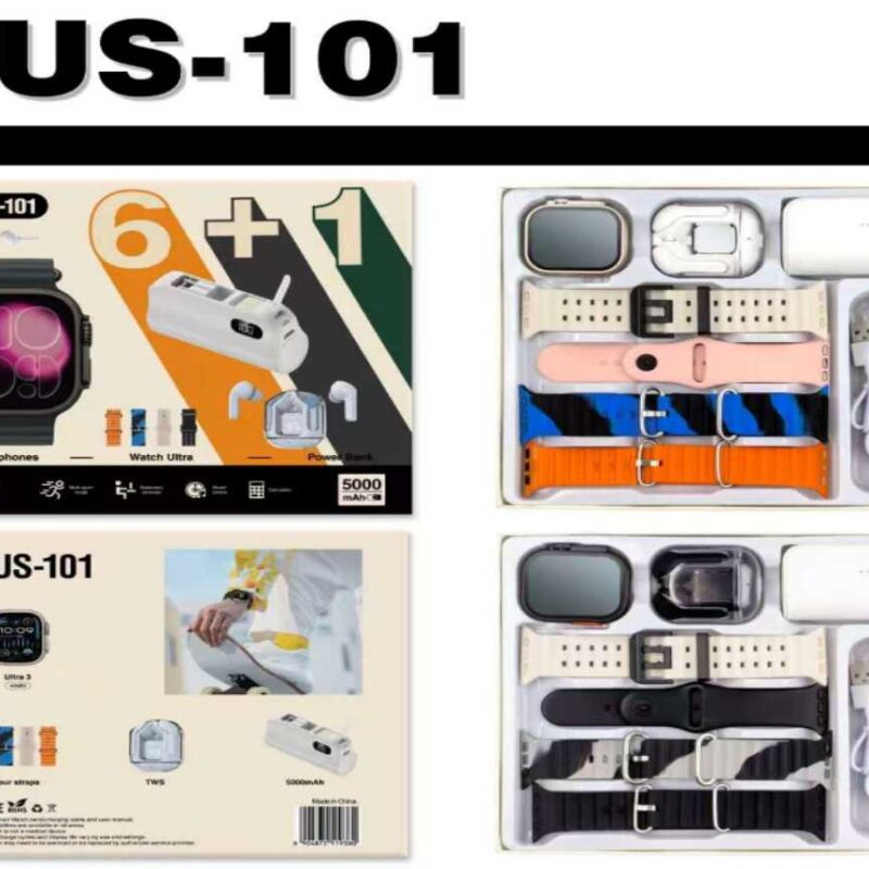 Alternative view of Σετ Smartwatch με Powerbank 5000mah & ασύρματα ακουστικά - GUS-101 - 519360 - Orange