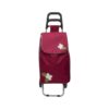 Υφασμάτινο καρότσι λαϊκής - ZZ 302B-2 - 981270 - Dark Red