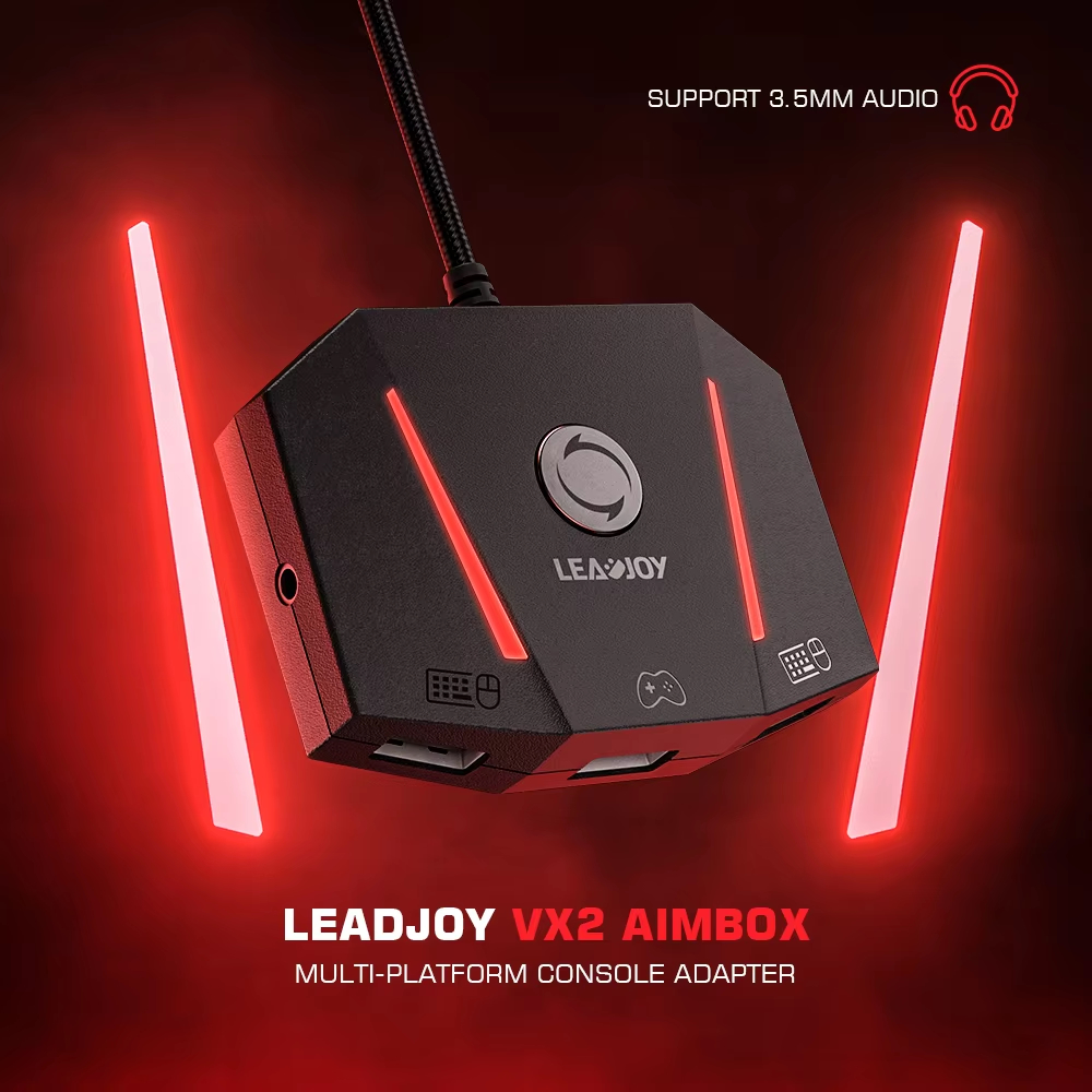 GameSir VX2 AimBox Leadjoy Console Keyboard & Mouse Adapter + Audio (PS4/Switch/XBOX Series X/S - ONE)
