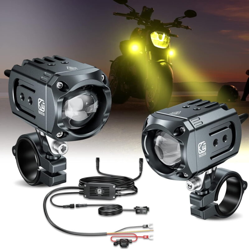 Alternative view of Kewig K11 Σετ 2τμχ Προβολάκια Αλουμινίου 60W Αδιάβροχα Dual Light 6000k Universal 12-15V