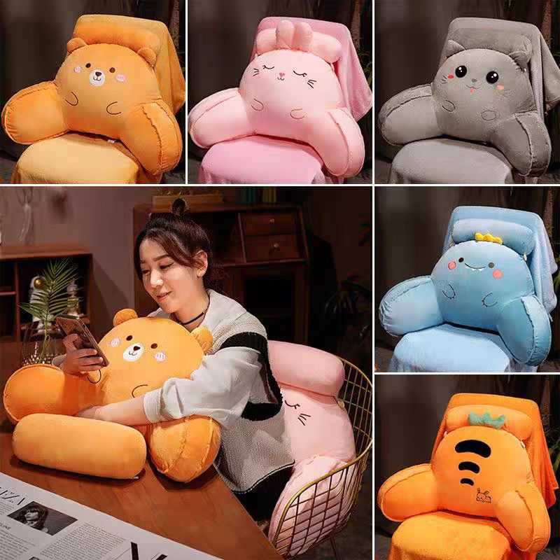 Alternative view of Μαξιλάρι πλάτης λούτρινο - 571213 - Orange Bear