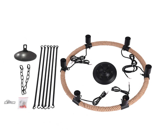 Φωτιστικό οροφής Rustic με σχοινί - 943050 Φωτιστικό οροφής Rustic με σχοινί - 943050 - Image 4