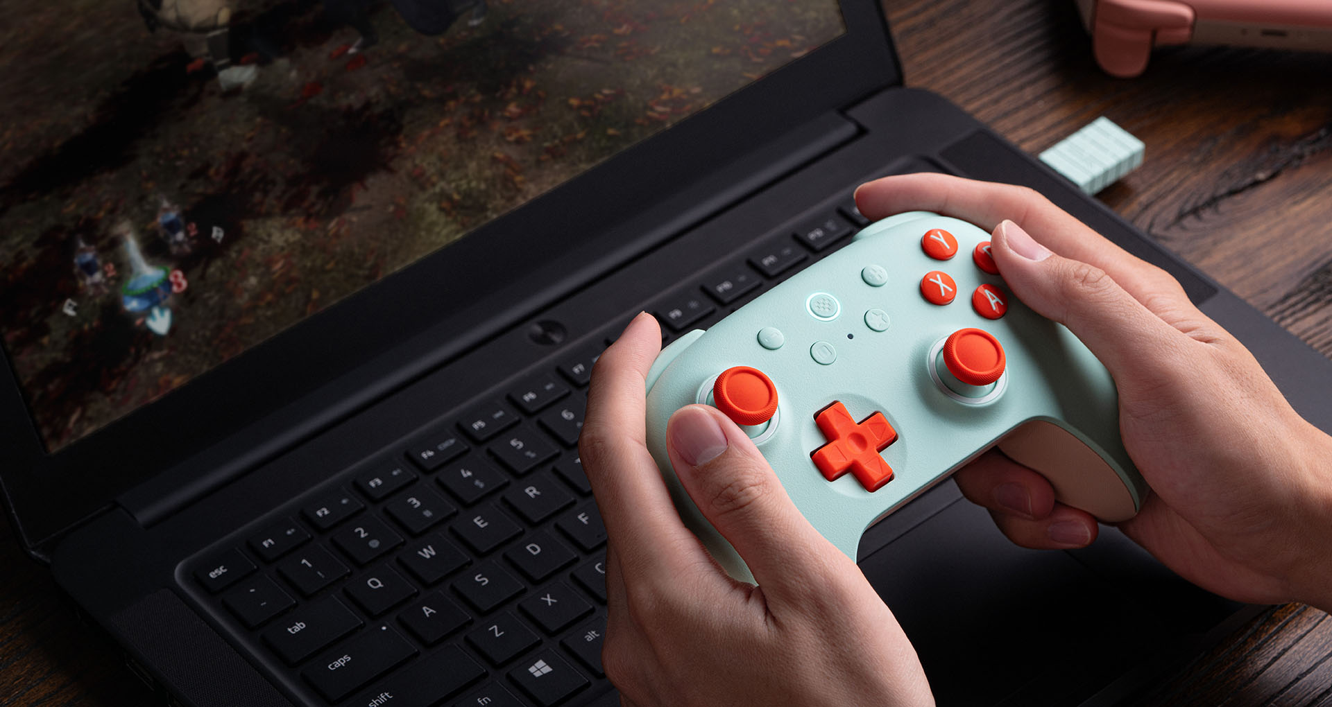 8BitDo Ultimate 2C Wireless Controller για Windows/Android (1000Hz/Hall Effect Μοχλοί & Triggers/Προγραμματιζόμενα Πλήκτρα) - Mint 8BitDo Ultimate 2C Wireless Controller για Windows/Android (1000Hz/Hall Effect Μοχλοί & Triggers/Προγραμματιζόμενα Πλήκτρα) - Mint