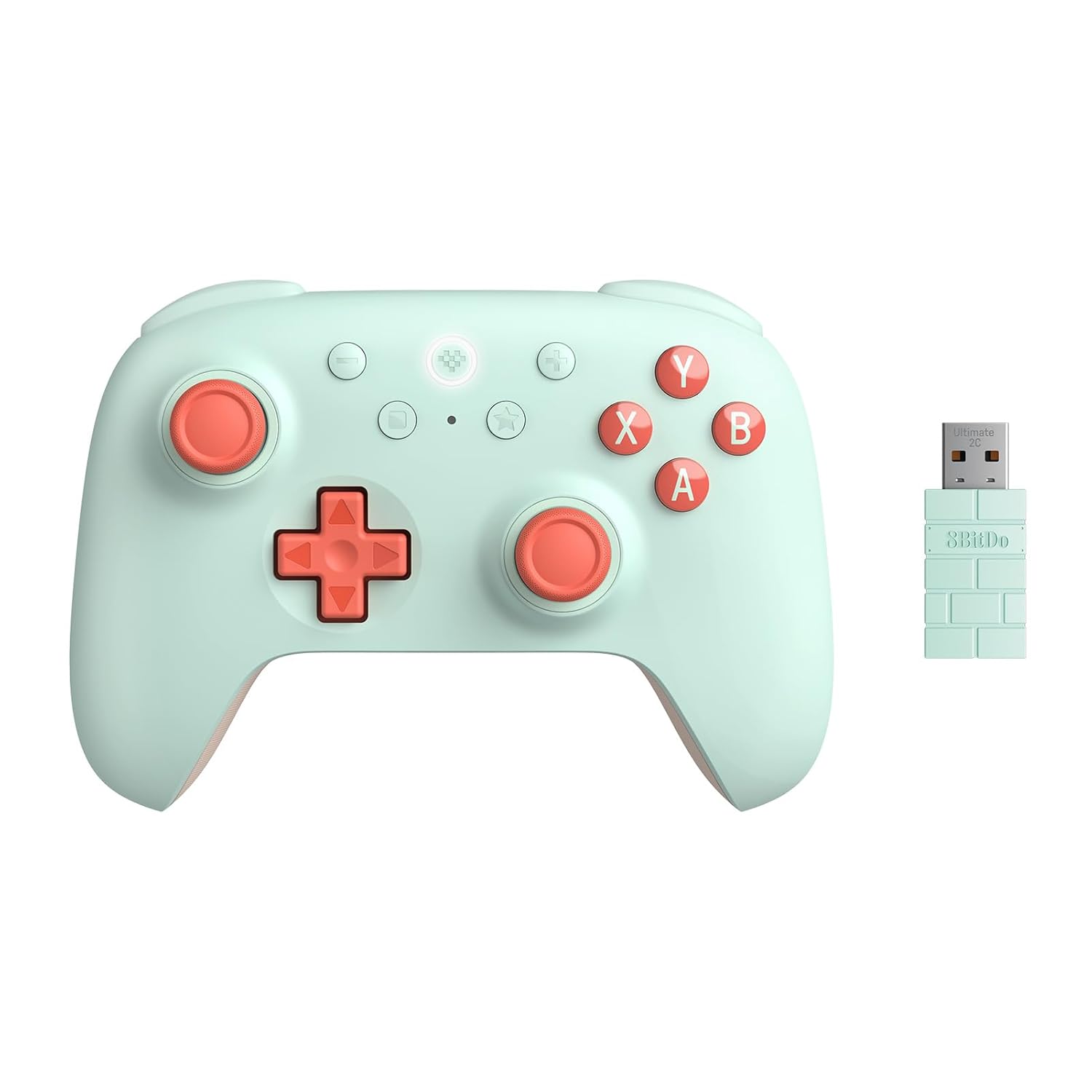 8BitDo Ultimate 2C Wireless Controller για Windows/Android (1000Hz/Hall Effect Μοχλοί & Triggers/Προγραμματιζόμενα Πλήκτρα) - Mint 8BitDo Ultimate 2C Wireless Controller για Windows/Android (1000Hz/Hall Effect Μοχλοί & Triggers/Προγραμματιζόμενα Πλήκτρα) - Mint