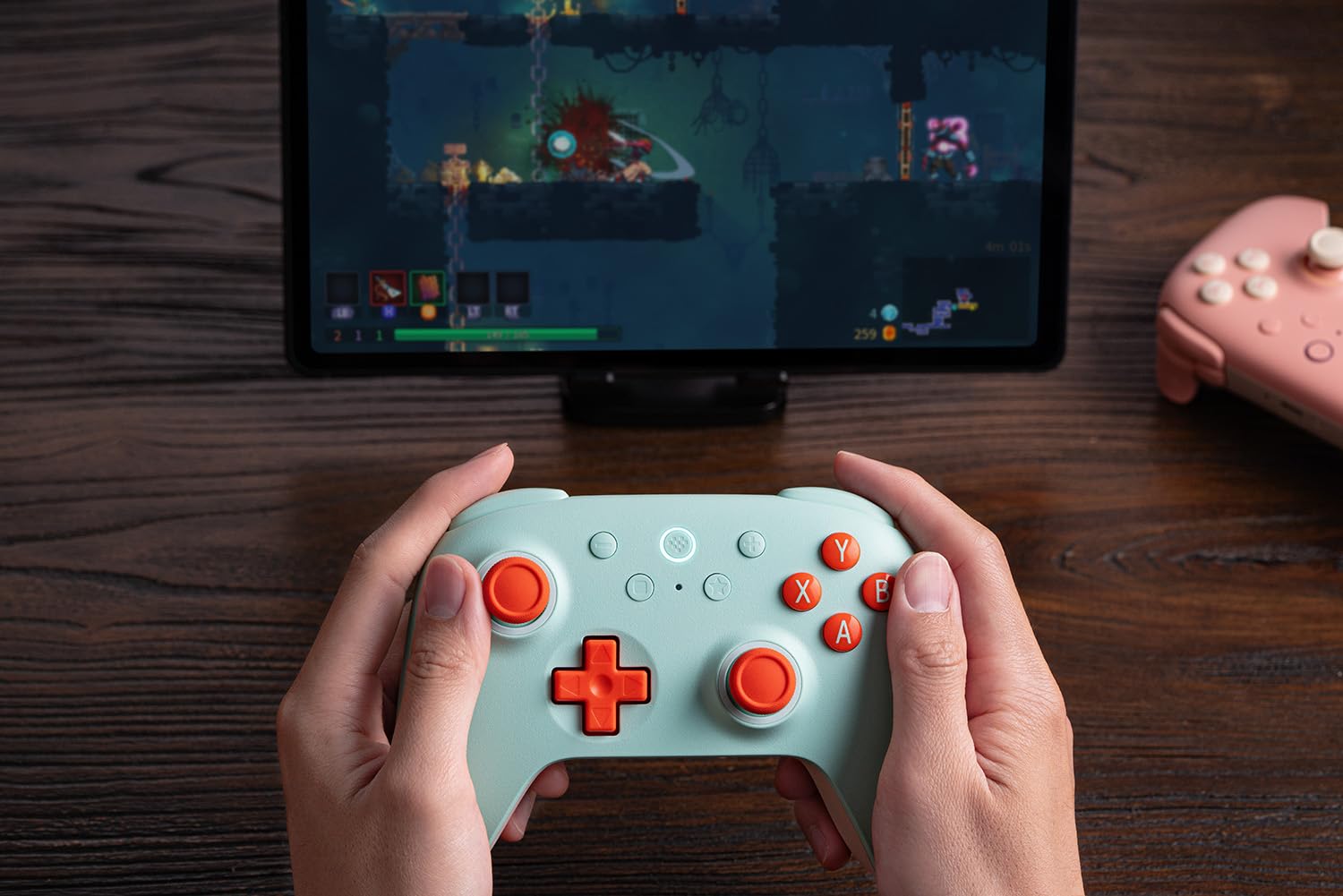 8BitDo Ultimate 2C Wireless Controller για Windows/Android (1000Hz/Hall Effect Μοχλοί & Triggers/Προγραμματιζόμενα Πλήκτρα) - Mint 8BitDo Ultimate 2C Wireless Controller για Windows/Android (1000Hz/Hall Effect Μοχλοί & Triggers/Προγραμματιζόμενα Πλήκτρα) - Mint