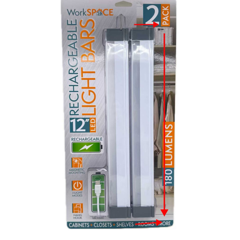 Επαναφορτιζόμενη μπάρα φωτισμού LED - 32cm - 051231 - Image 2