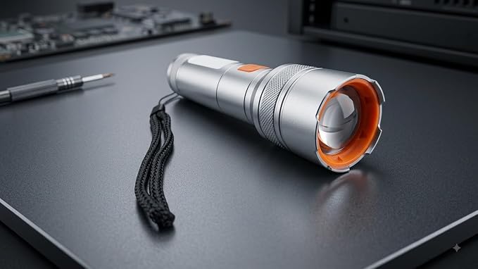 Alternative view of Επαναφορτιζόμενος φακός LED - HP-350T - 051224