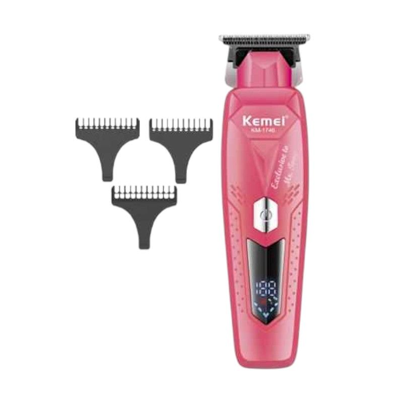 Κουρευτική μηχανή & trimmer - KM-1746 - Kemei - Red