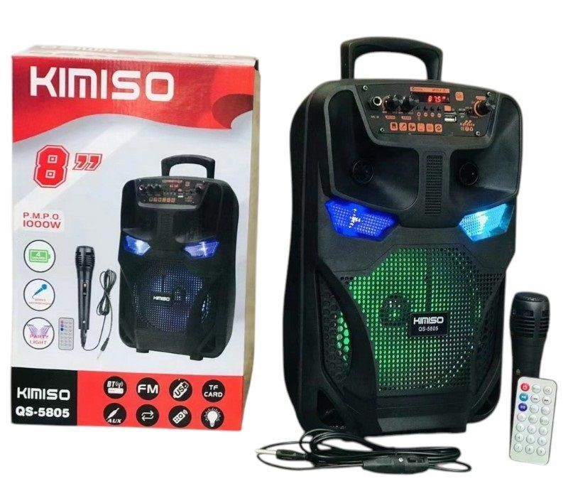 Alternative view of Φορητό ηχείο subwoofer με μικρόφωνο Karaoke - QS-5805 - 813058