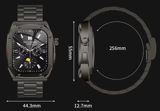 Smartwatch - Z17 Max - Stainless Steel - 814253 - Black Smartwatch - Z17 Max - Stainless Steel - 814253 - Black - Image 3
