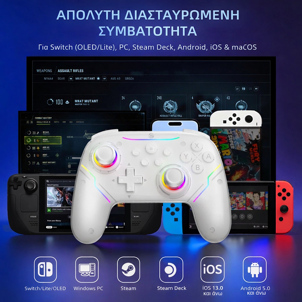 ασύρματο χειριστήριο για Nintendo Switch/Switch 2