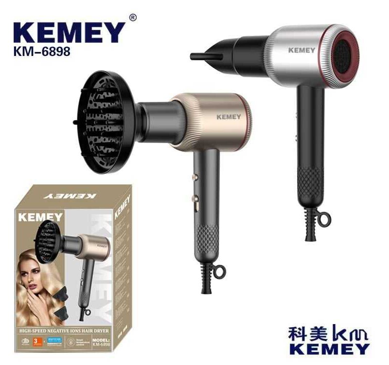 Alternative view of Πιστολάκι μαλλιών - KM-6898 - Kemei - Gold
